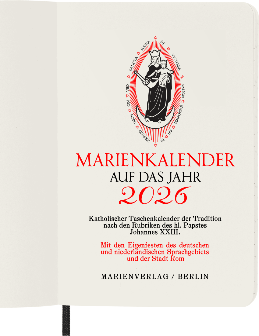 MARIEN­KALENDER 2026. Liturgischer Taschenkalender der Tradition