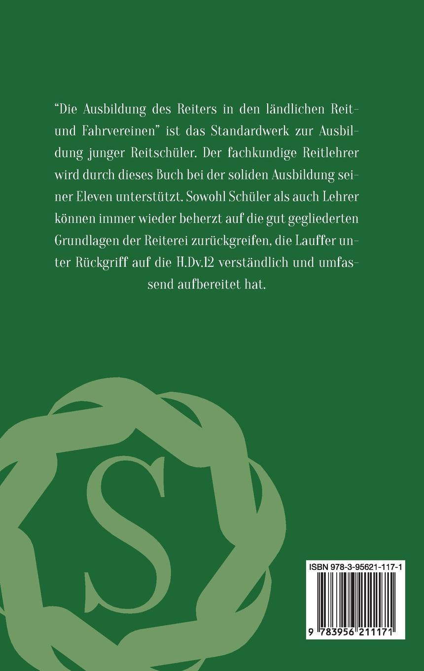 Die Ausbildung des Reiters in den ländlichen Reit- und Fahrvereinen